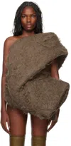 Rick Owens Brown Porterville Garland Top In 134 Fawn