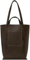 RICK OWENS BROWN PORTERVILLE MEDIUM SHOPPER TOTE