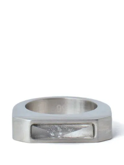 RICK OWENS BRUSHED RECTANGULAR RING