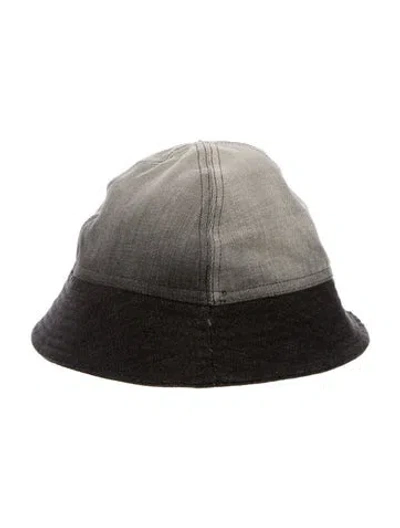 Pre-owned Rick Owens Bucket Hat In Gray