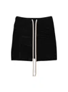 Rick Owens Shorts With Elastic In Black