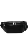 Rick Owens Bumbag Leather Belt Bag In Black