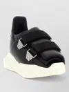 Rick Owens Burritogeth Sneakers Contrast Sole Round Toe In Black