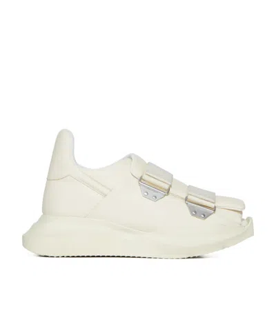 Rick Owens Burritoghet Velcro Sandals In White