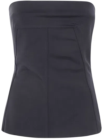Rick Owens "bustier" Top In Blue