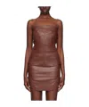 Rick Owens Brown Bustier Tank Top In Brown