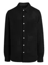 Rick Owens Button-fastening Pocket Shirt Jacket In Black