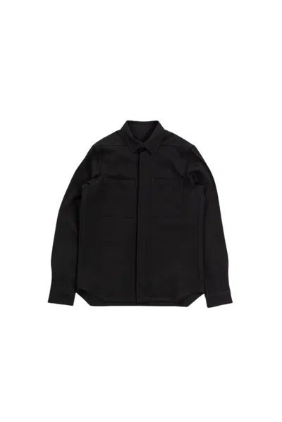 Rick Owens Buttoned Shirt In Black