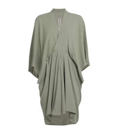 Rick Owens Cady Half Moon Mini Dress In Green