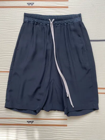 Pre-owned Rick Owens Cady Pod Shorts In Black