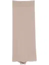 Rick Owens Calf Bias Midi Skirt In 中性色