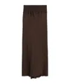 Rick Owens Calf Bias Midi Skirt In Black