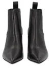 Rick Owens Calf Leather Ankle Boot In Multi