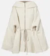 Rick Owens Camel And Wool Jacket In White