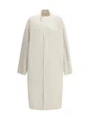 Rick Owens Asymmetric-overlap Jacket In White