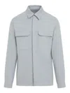 Rick Owens Work Shirt With Double Stitching And Flap Pockets