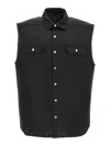 Rick Owens Jumbo Sleeveless Linen Shirt