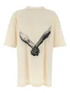 Rick Owens Relaxed Fit Graphic Print T-shirt With Nude Background