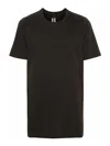 Rick Owens Level Organic-cotton T-shirt In Brown