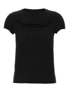 Rick Owens Cropped Level T T-shirt In Brown
