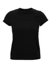 Rick Owens Short Sleeve Crew Neck Plain T-shirt In Black