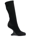 Rick Owens Cantilever 11 Calf-length Boots In Black