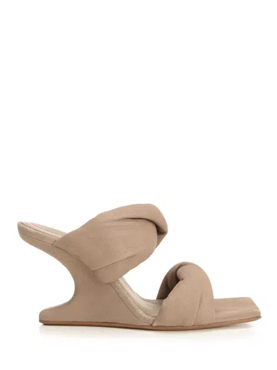 Rick Owens Cantilever 8 Twisted Wedge Sandal
