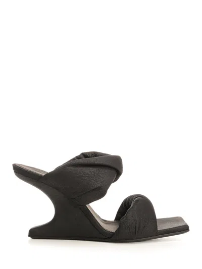 Rick Owens Cantilever 8 Twisted Wedge Sandal