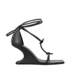 Rick Owens Cantilever Sandal T 8 In Black