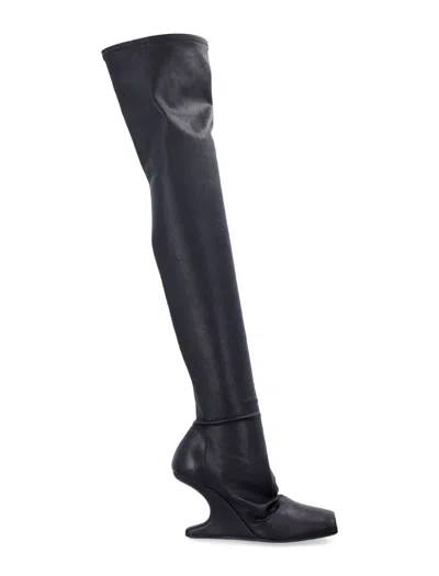 Rick Owens Cantilever Sock 8 Boot In Black