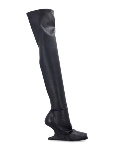 Rick Owens Cantilever Sock 8 Boot In Black