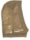 Rick Owens Womens Jera Wool Balaclava Gold In Gold