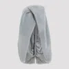 Rick Owens Short Masto Shearling Cape Women In Blue