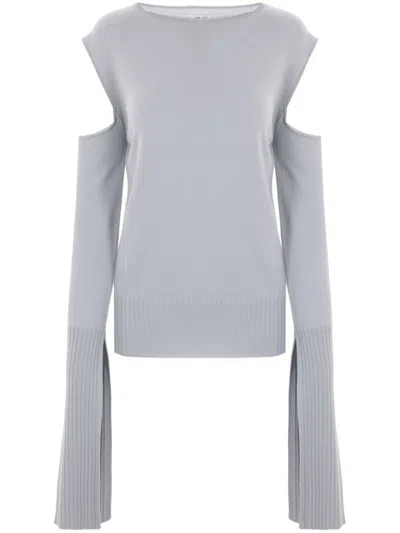RICK OWENS CAPE-SLEEVE SWEATER