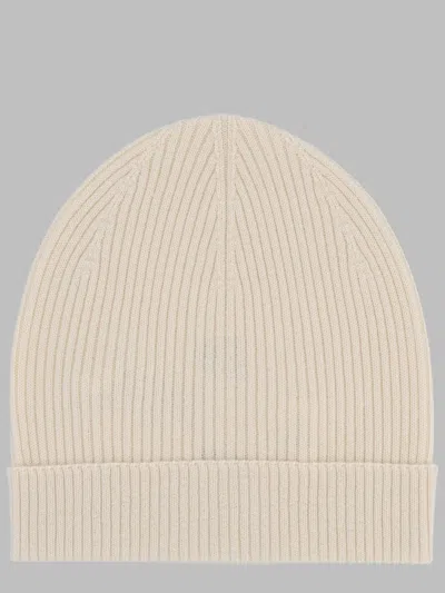 Rick Owens Cappello Beanie In Cashmere In Neutral