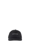 Rick Owens Logo Embroidered Snapback Baseball Cap In Black