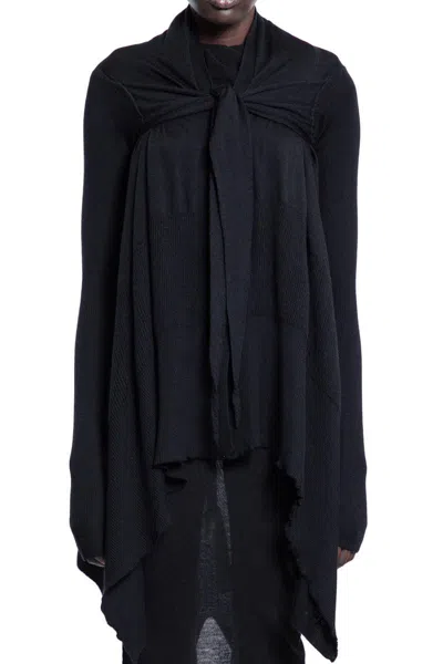Rick Owens Cardigan In Black