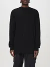 Rick Owens Crew Neck Long-sleeved T-shirt In Black