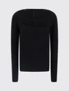 Rick Owens Ls Top Sweaters And Cardigans Black In Animal Print