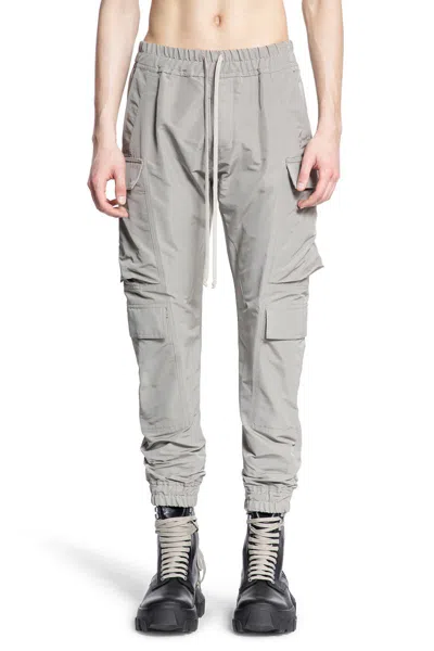Rick Owens Mastodon Megacargo Pants In Grey