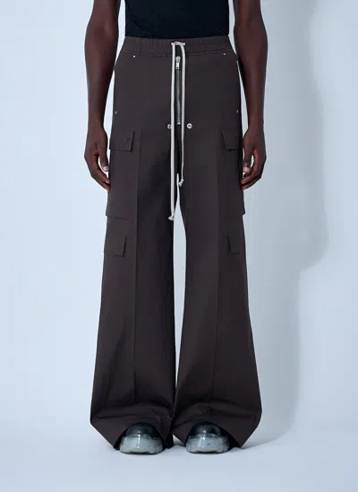 Rick Owens Cargo Bela Pants In Brown