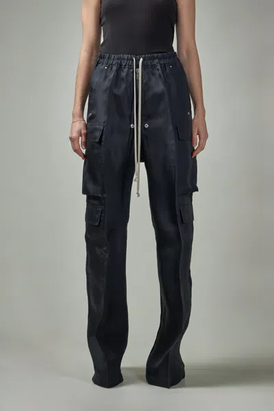 Rick Owens Cargo Belas In Black