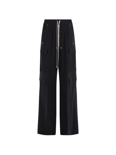 RICK OWENS CARGO BELAS CARGO-POCKETS PANTS