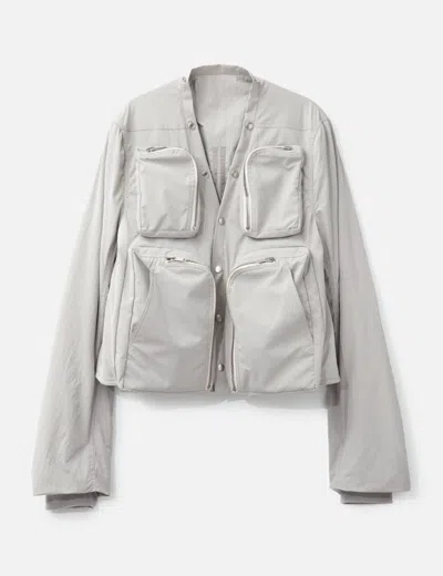 Rick Owens Cargo Jacket In Gray