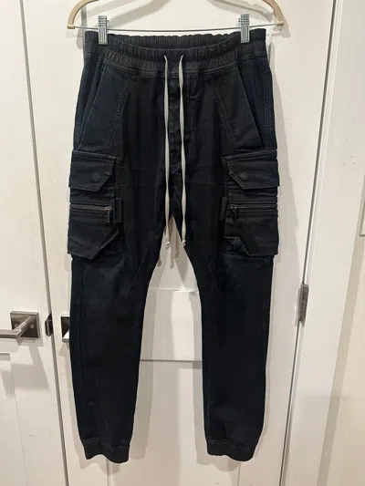 Pre-owned Rick Owens Cargo Jog - Rr16f6300-sb In Black | ModeSens