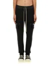Rick Owens Elastic Waistband Trousers With Side And Back Pockets