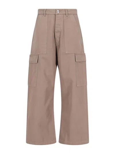 Rick Owens Cargo Pants In Beige