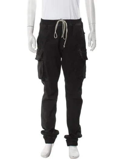 Pre-owned Rick Owens Cargo Pants In Black