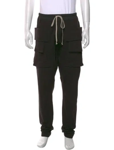 Pre-owned Rick Owens Cargo Pants In Black