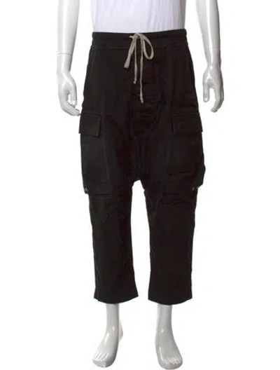 Pre-owned Rick Owens Cargo Pants In Black